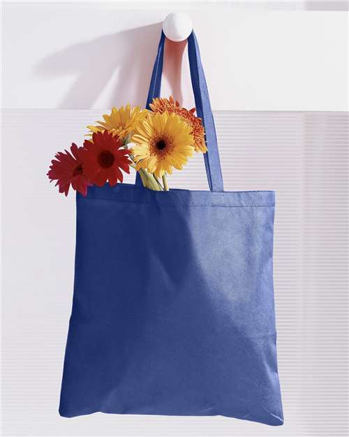 BAGedge canvas tote BE003 in Royal, blank wholesale apparel for custom printing