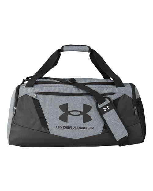Under Armour Undeniable 5.0 duffel, a retail-brand blank for embroidered corporate gifts
