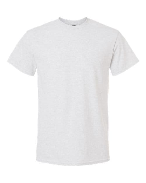 Gildan 8000 DryBlend 50/50 tee, a blend blank that DTF unlocked for full-color printing