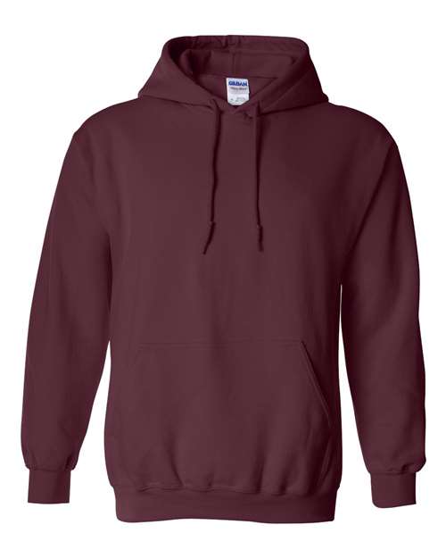 Gildan 18500 Heavy Blend hooded sweatshirt, an 8 oz midweight fleece blank sold wholesale by weight class