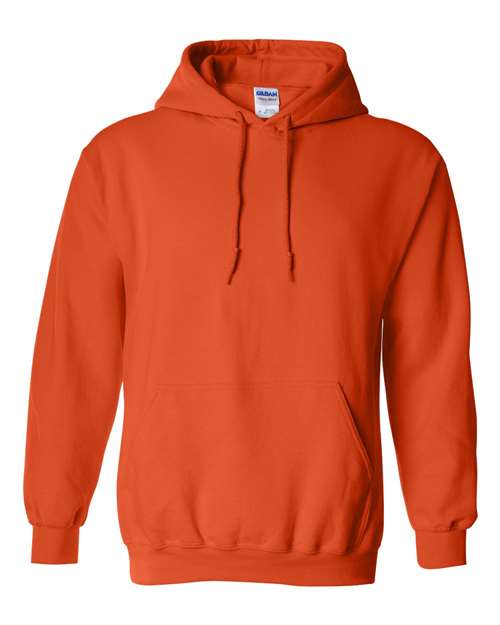 Gildan Heavy Blend hoodie 18500 in Orange, wholesale blank apparel colorway