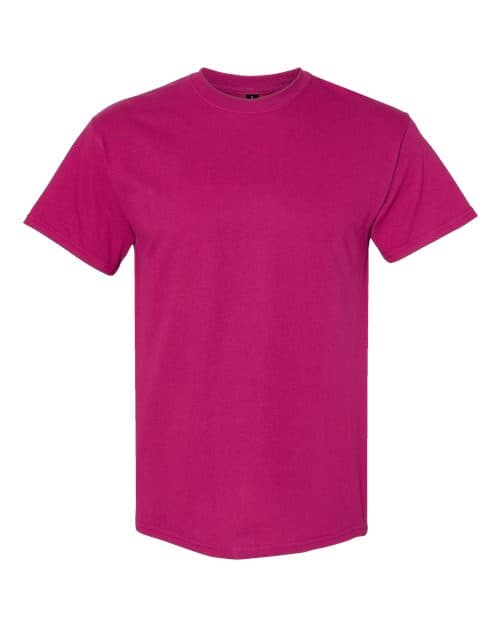 Gildan Heavy Cotton 5000 in Berry, wholesale blank apparel colorway