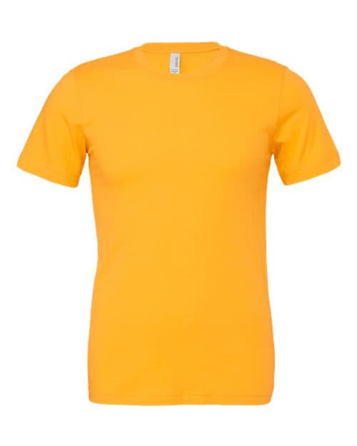 BELLA+CANVAS 3001 in Gold, wholesale blank apparel colorway