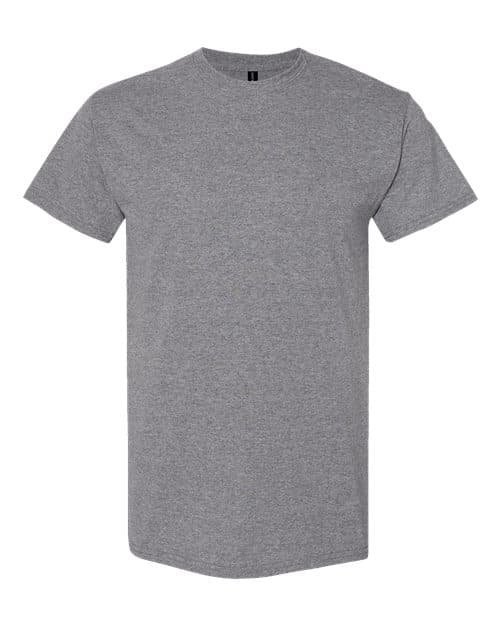 Gildan 5000 Heavy Cotton tee, a stable and forgiving blank for screen printing
