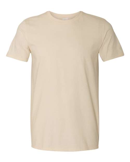 Gildan Softstyle 64000 in Natural, wholesale blank apparel colorway