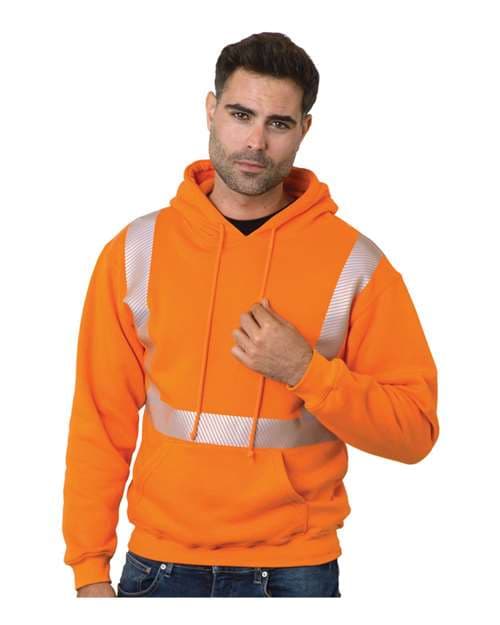 Bayside USA-made 3739B in Orange, wholesale blank apparel colorway