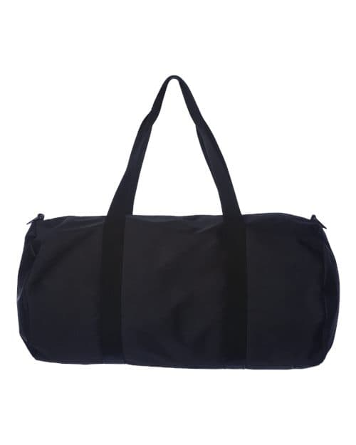 Independent Trading Day Tripper duffel in Black, blank wholesale apparel for custom printing