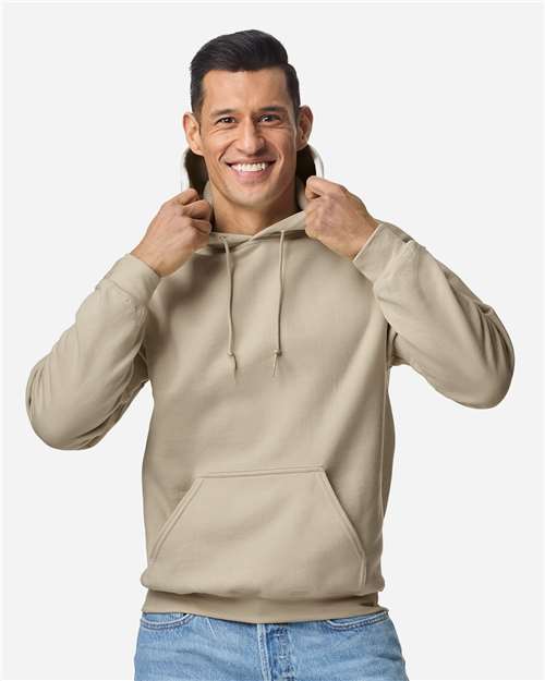 Gildan 18500 Heavy Blend blank hoodie in bulk, 8 oz 50/50 fleece for screen printing