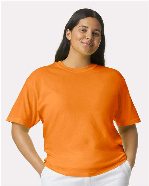 Comfort Colors 1717 in Bright Orange, wholesale blank apparel colorway