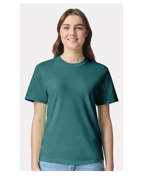 Comfort Colors 1717 in Seafoam, blank wholesale apparel for custom printing
