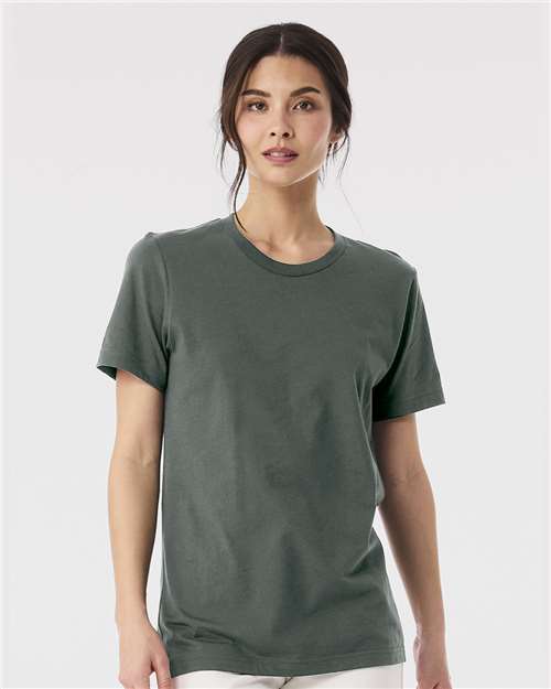 BELLA+CANVAS 3001 in Hunter Green, wholesale blank apparel colorway