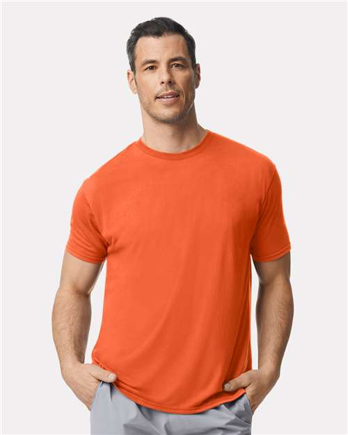 Gildan Performance 42000 in Orange, wholesale blank apparel colorway