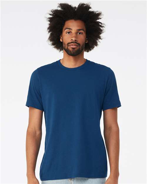 BELLA+CANVAS 3001 in Cool Blue, wholesale blank apparel colorway
