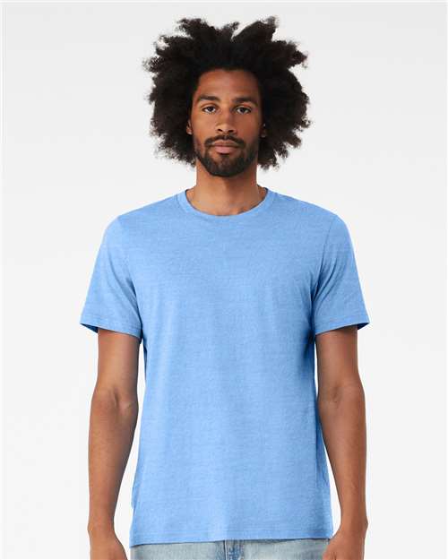 BELLA+CANVAS 3001 in Carolina Blue, wholesale blank apparel colorway