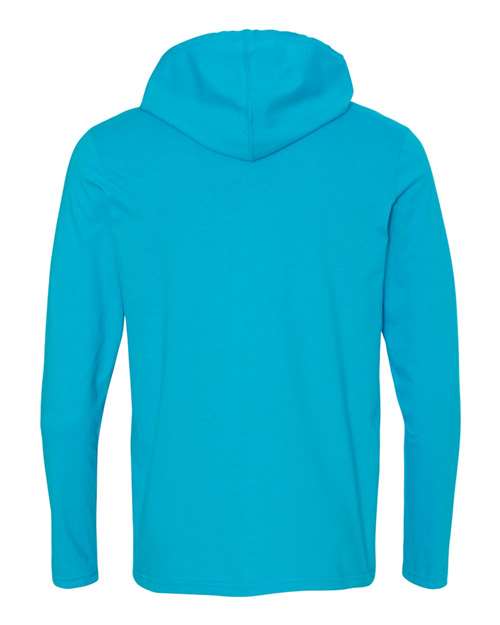 Unisex Softstyle® Lightweight Hooded Long Sleeve T-Shirt – Back