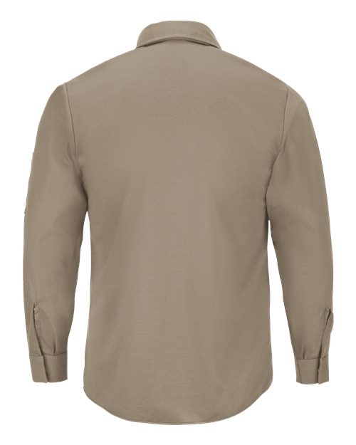 Men's Tall Pro Airflow Long Sleeve Work Shirt – Back