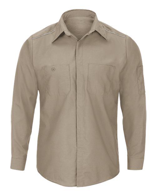 Men's Tall Pro Airflow Long Sleeve Work Shirt – Front