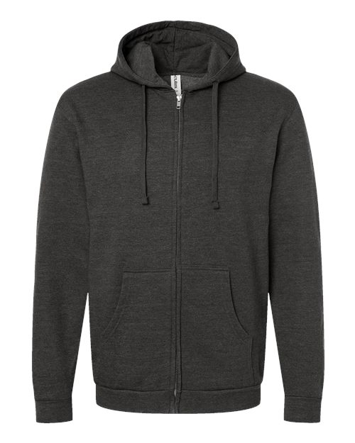 Unisex Full-Zip Hooded Sweatshirt – Front