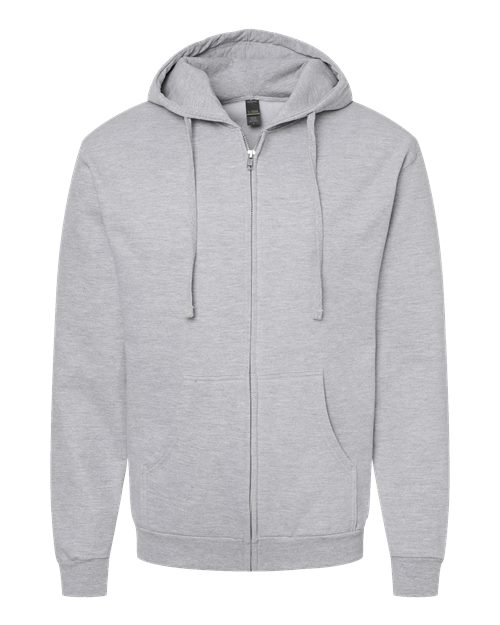 Unisex Full-Zip Hooded Sweatshirt – Front