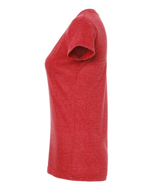 Women's Poly-Rich V-Neck T-Shirt – Detail