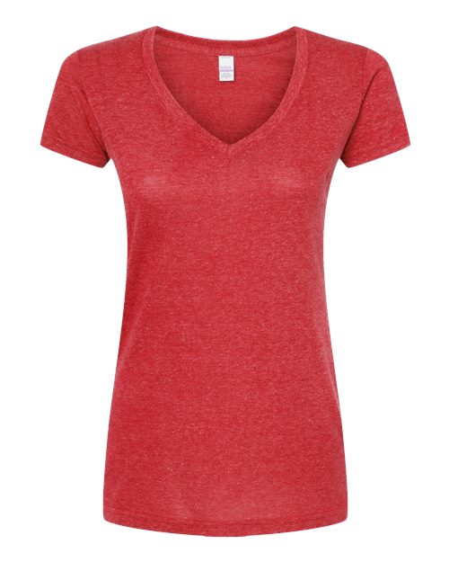 Women's Poly-Rich V-Neck T-Shirt – Front