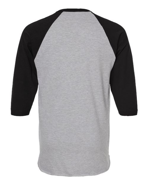 Unisex Fine Jersey Raglan T-Shirt – Back
