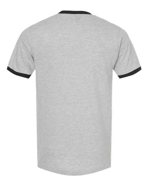 Unisex Fine Jersey Ringer T-Shirt – Back
