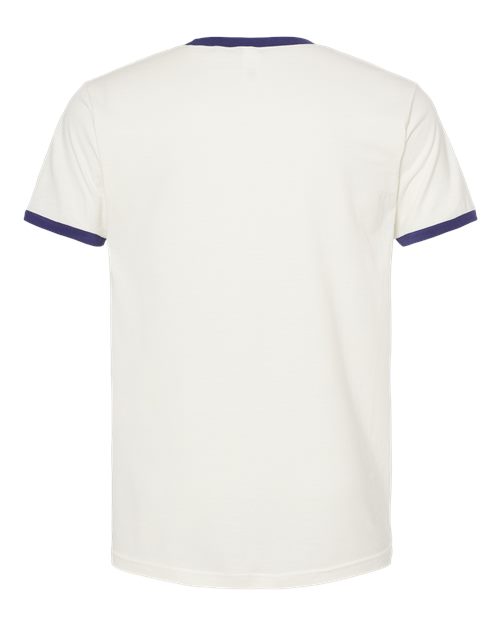 Unisex Fine Jersey Ringer T-Shirt – Back