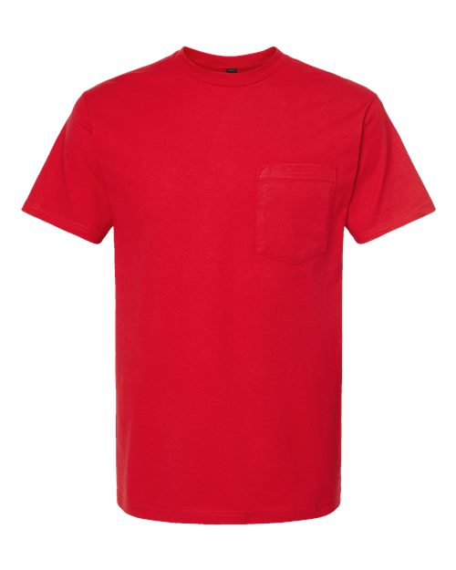 Unisex Heavyweight Jersey Pocket T-Shirt – Front