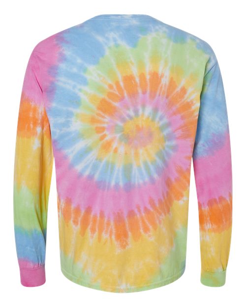 Unisex Tie-Dyed Long Sleeve T-Shirt – Back