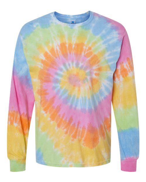 Unisex Tie-Dyed Long Sleeve T-Shirt – Front