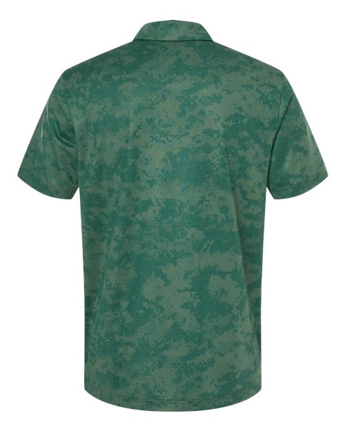 Men's All Over Camo Print Polo – Back