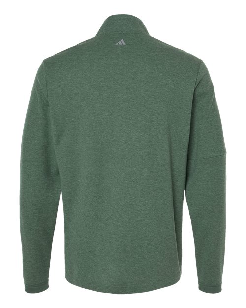 Men's 3-Stripes Quarter-Zip Sweater Pullover – Back