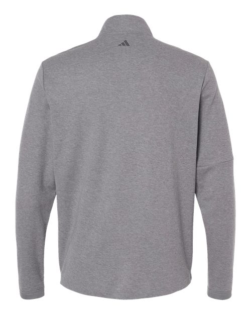 Men's 3-Stripes Quarter-Zip Sweater Pullover – Back