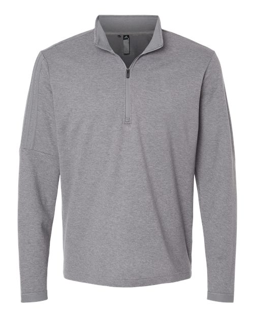 Men's 3-Stripes Quarter-Zip Sweater Pullover – Front