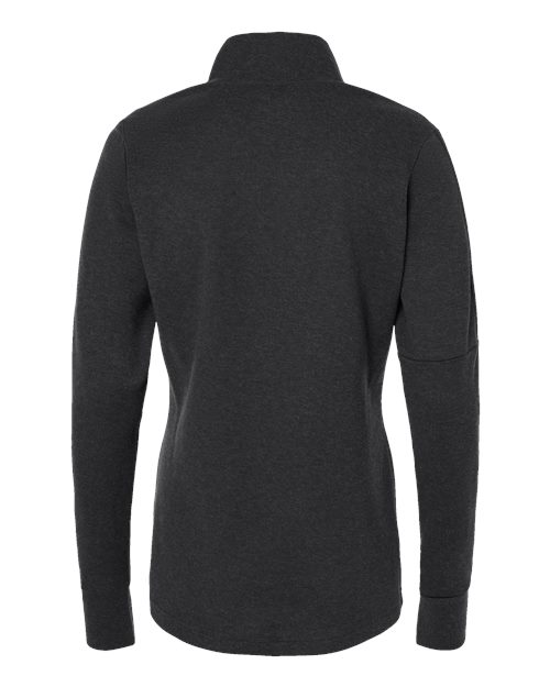 Women's 3-Stripes Quarter-Zip Sweater Pullover – Back