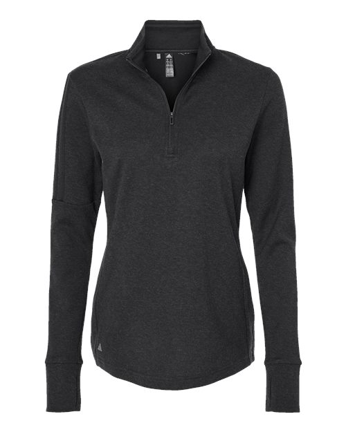 Women's 3-Stripes Quarter-Zip Sweater Pullover – Front