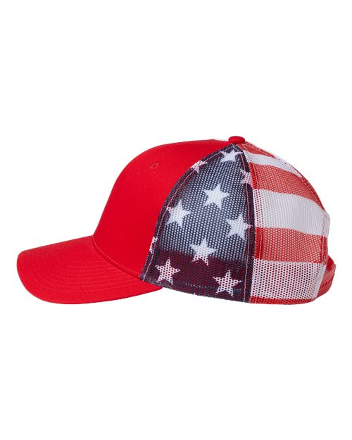 Printed Mesh Trucker Cap – Detail