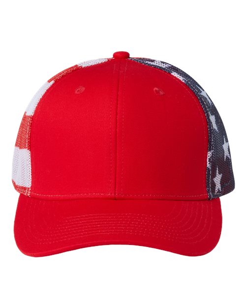 Printed Mesh Trucker Cap – Front