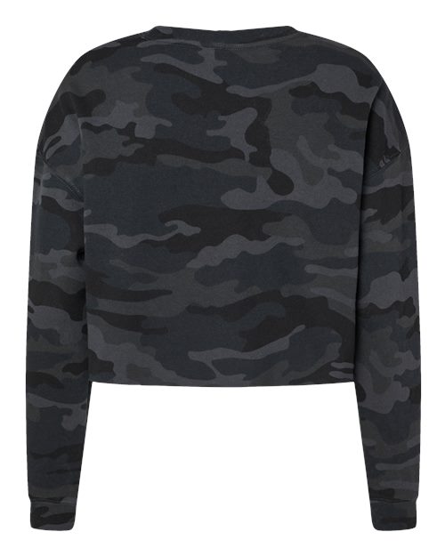Women's Lightweight Crop Crewneck Sweatshirt – Back