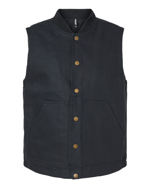 Men's Insulated Canvas Workwear Vest – Front