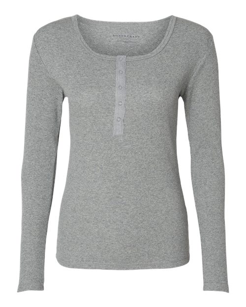 Women's Harper Long Sleeve Henley – Front