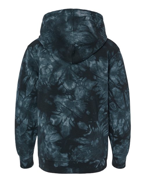 Youth Midweight Tie-Dyed Hooded Sweatshirt – Back
