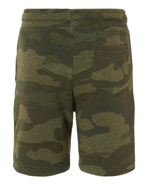 Toddler Lightweight Special Blend Fleece Shorts – Back