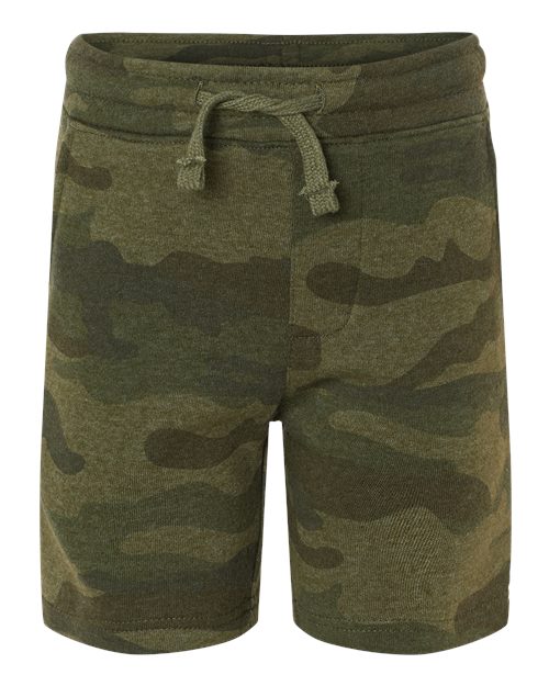 Toddler Lightweight Special Blend Fleece Shorts – Front