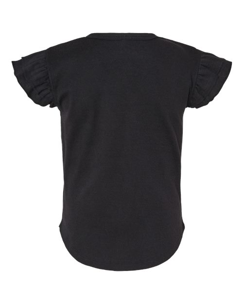 Toddler Flutter Sleeve Tee – Back