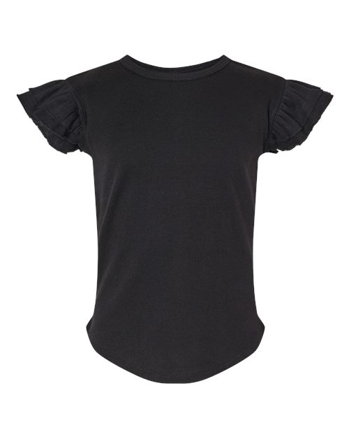 Toddler Flutter Sleeve Tee – Front