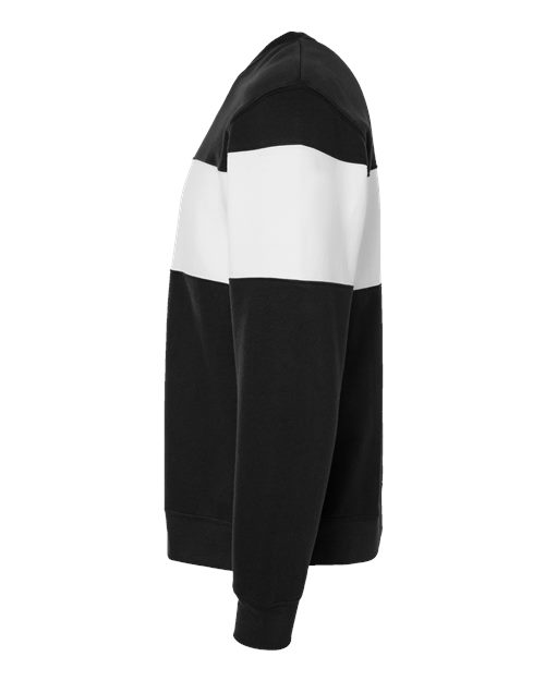 Unisex Varsity Fleece Crewneck Sweatshirt – Detail