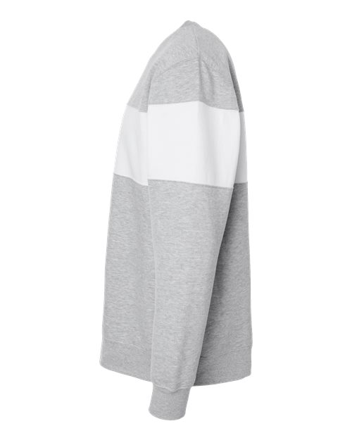 Unisex Varsity Fleece Crewneck Sweatshirt – Detail