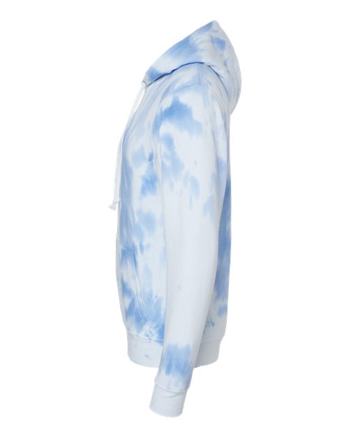 Men's Tie-Dyed Fleece Hooded Sweatshirt – Detail